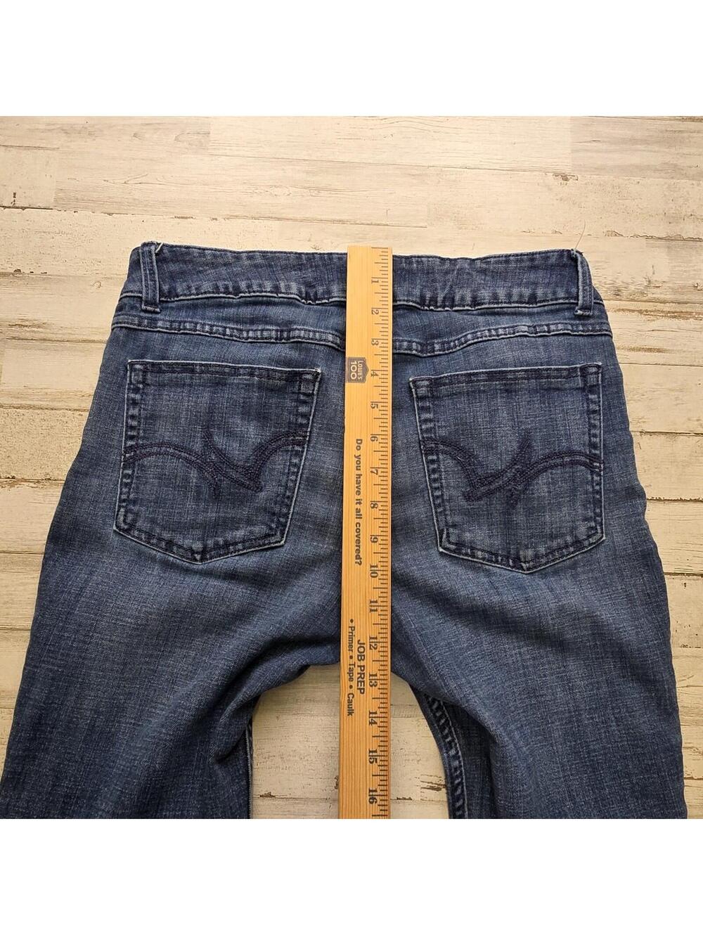 Wrangler Women's Straight Leg Western Denim Stretch Jeans 9/10x32 Fits 29x30.5 - Picture 8 of 10